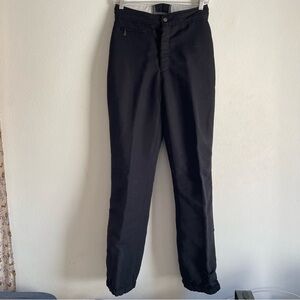 Bogner designer side zip black work dress pants trousers